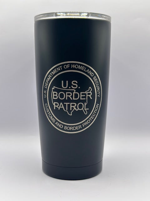 US Border Patrol Processing Specialist Tumbler (Two Sided)