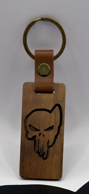 Wooden key chain