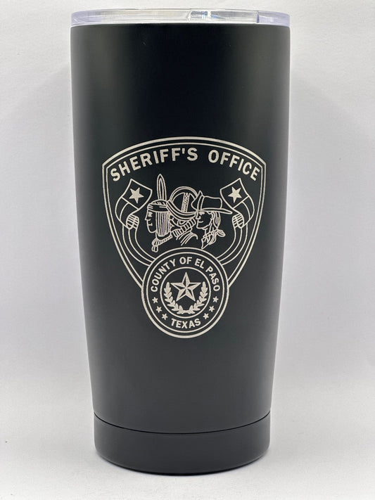 El Paso Sheriffs Office Logo Tumbler